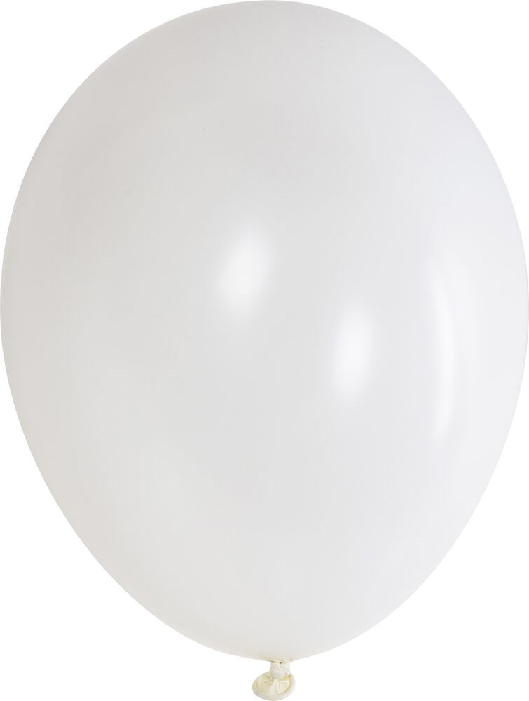 Ballonger, 8pk hvite