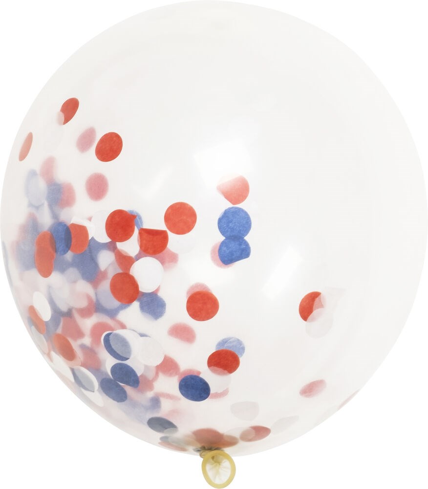 Ballonger med konfetti, 3pk