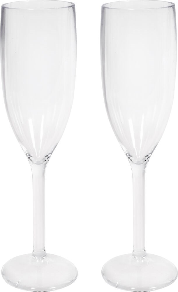 Champagneglass med stett 2pk 120ml
