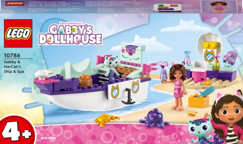 LEGO Gabby's Dollhouse Gabby og Havkatts skip 