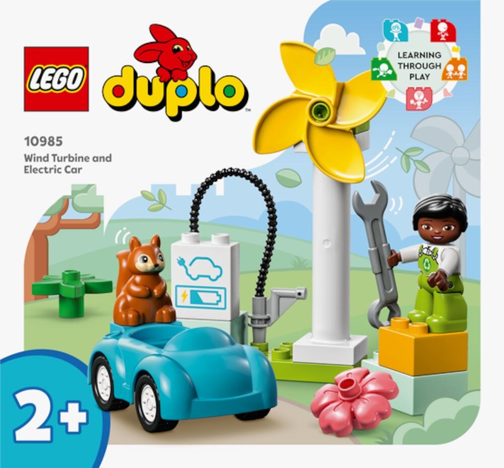 LEGO Duplo Vindmølle og Elbil