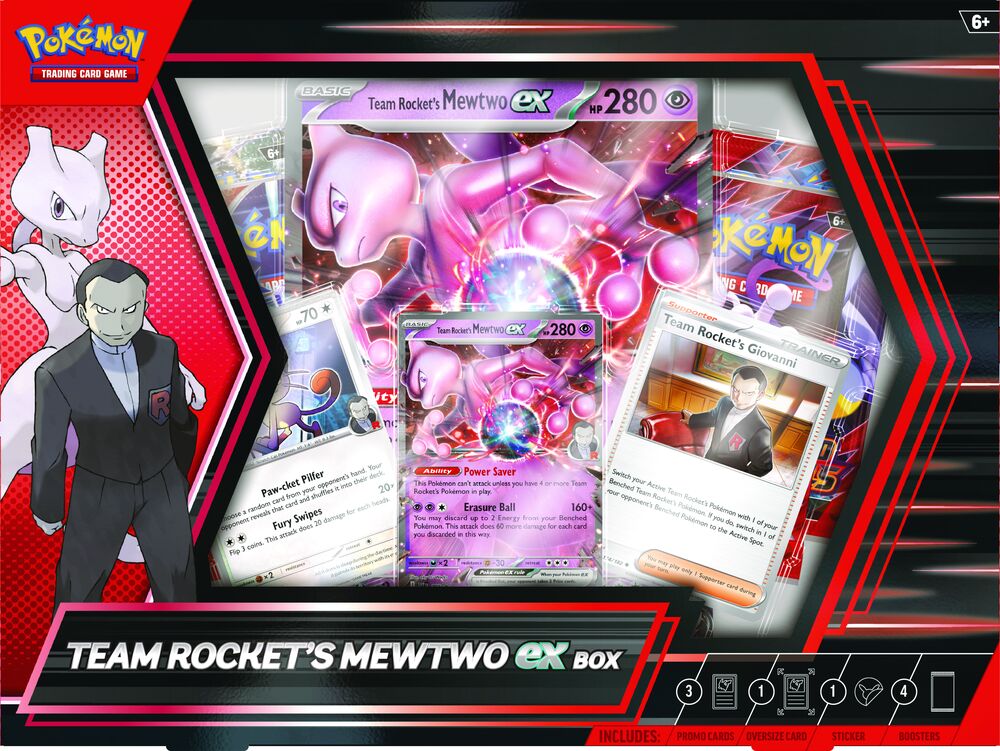 Pokemon Gaveeske ex Team Rocket's Mewtwo