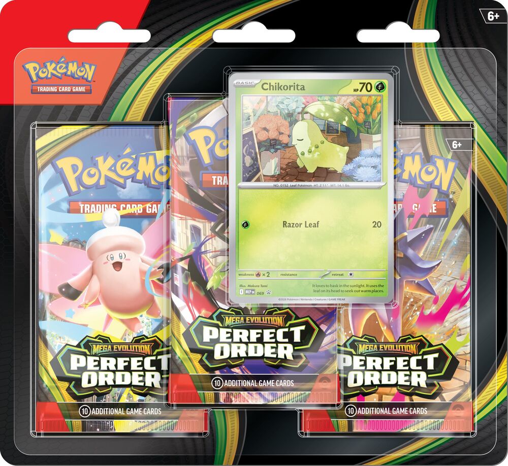Pokemon Mega Evolution 03 3pk blister Perfect Order