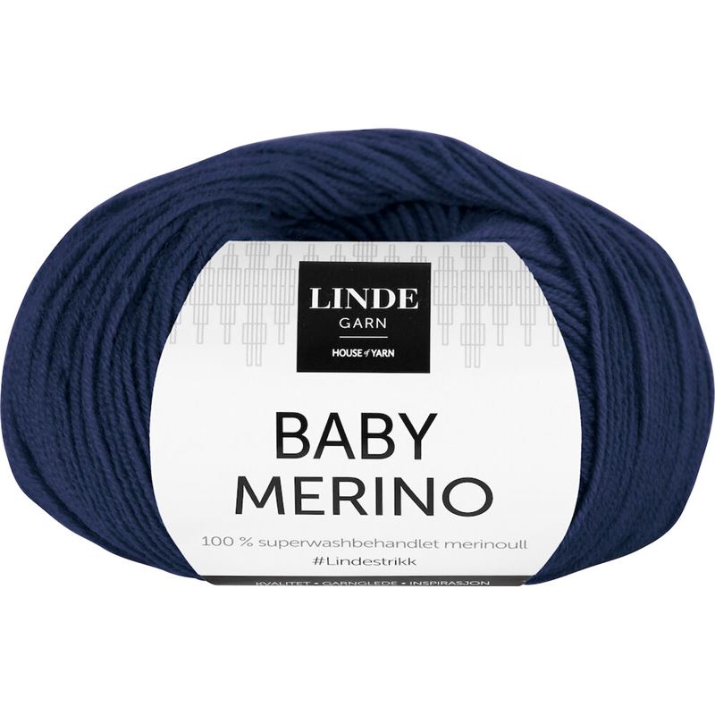 LINDE BABY MERINOULL 619 NAVY BLUE