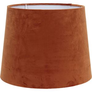 Lampeskjerm Velvet, Leather Brown H26cm