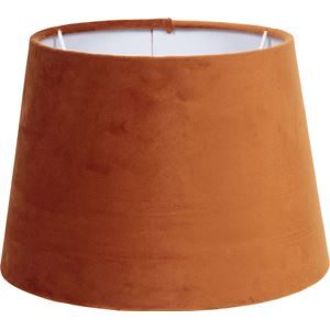 Lampeskjerm Velvet, Leather Brown H16cm