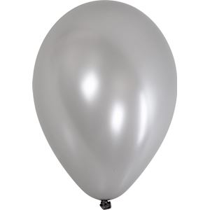 Ballonger, 8pk sølv metallic