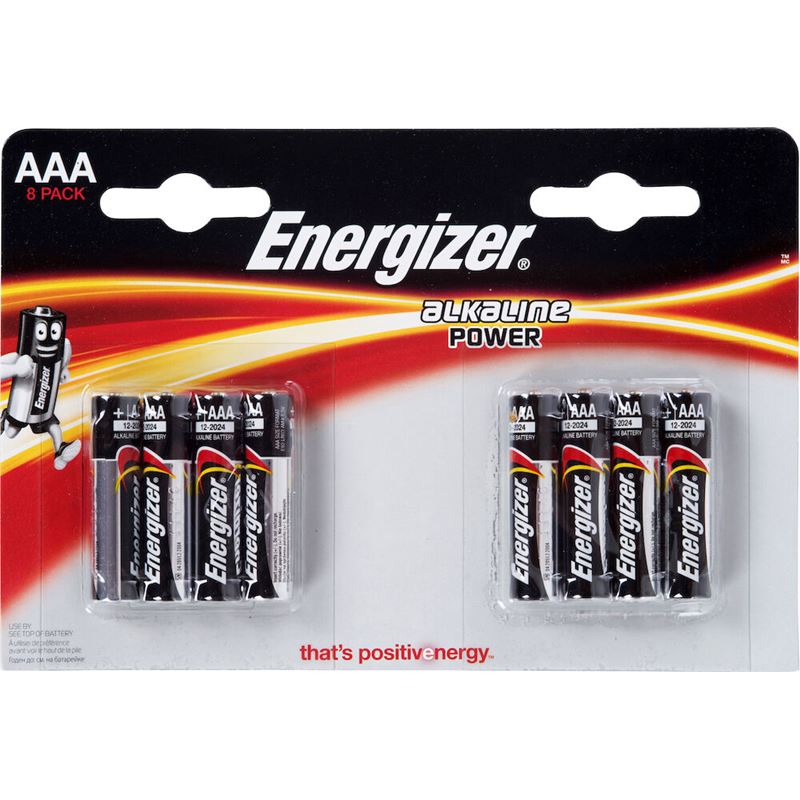ENERGIZER POWER AAA/E92 8 PK