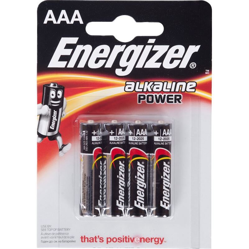 ENERGIZER POWER AAA/E92 4 PK