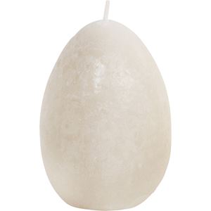 Rustikk figurlys, Hvitt egg, 8cm