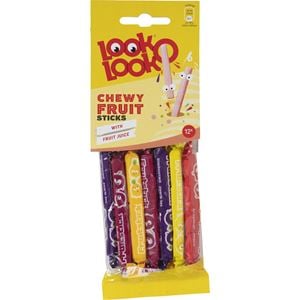 Look-O-Look Chewy Fruitsticks 96 gram