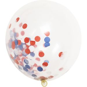 Ballonger med konfetti, 3pk