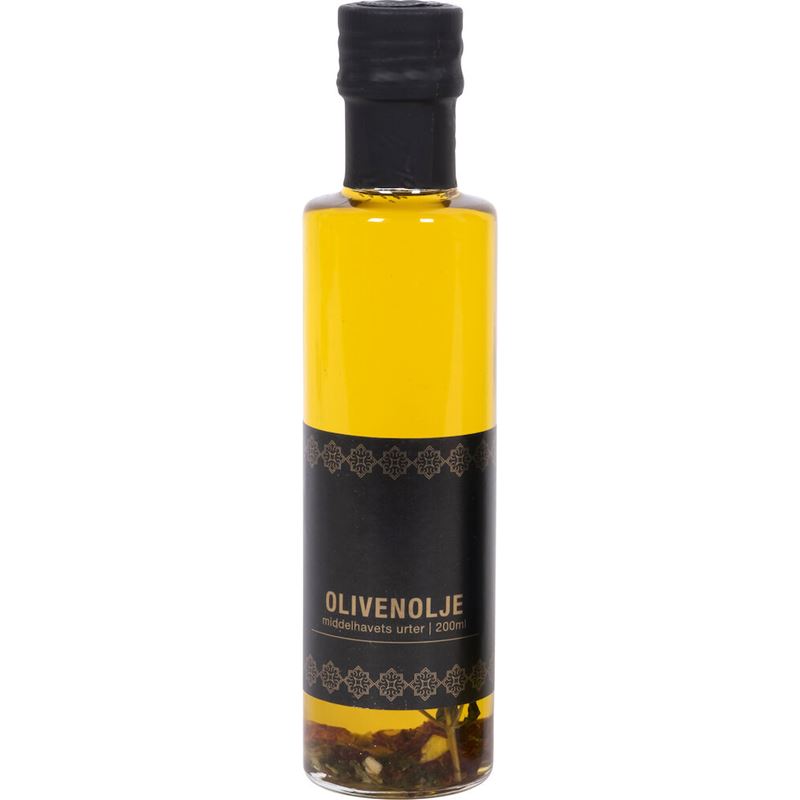 Olivenolje med middelhavsurter, 200ml
