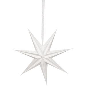 Papirstjerne hvit, Ø75cm