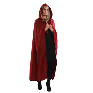 Kostyme Kappe med Hette Rød, Voksen OneSize
