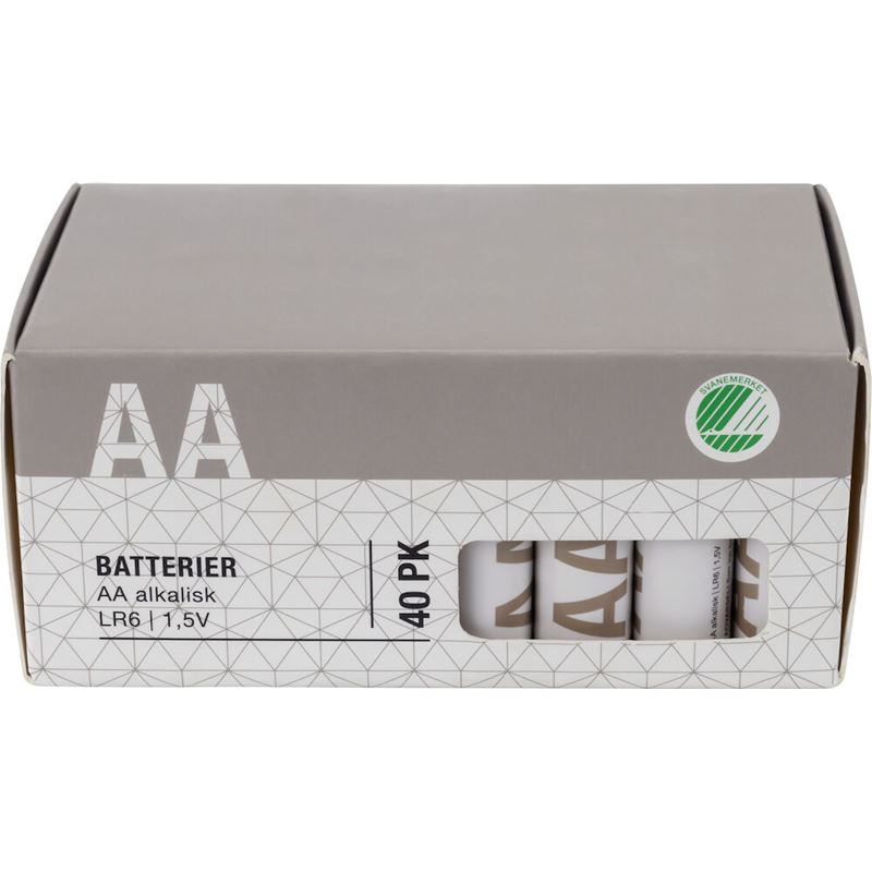 AA_LR6 Alkalisk batteri 40pk