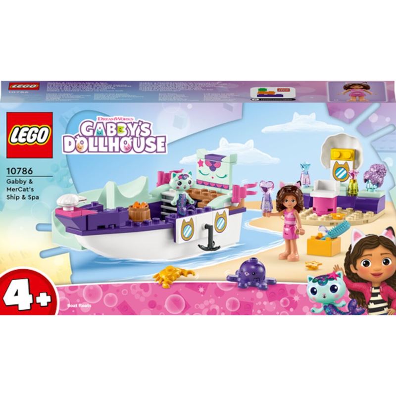 LEGO Gabby&#39;s Dollhouse Gabby og Havkatts skip 