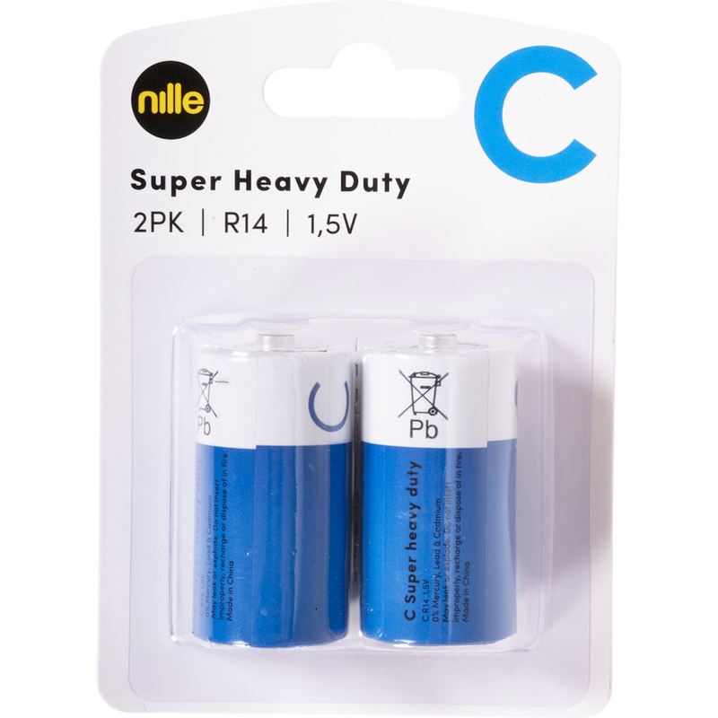 Batteri C 2pk